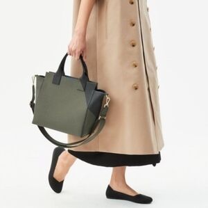 ROTHY'S THE HANDBAG SHOULDER BAG SATCHEL CROSSBODY BAG IN SAGE GREEN